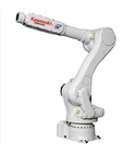 kawasaki 6 axis robot RS080 with gripper for robot arm handling and palletizing feeding, blanking