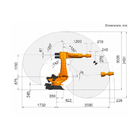 6 axis industrial robot KR 210 R2700 EXTRA industrial welding robot arm with KR C4 controller and KUKA smartPAD Teach pendant