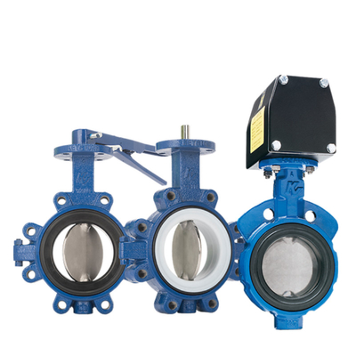 calidad  Keystone F990 Series Butterfly Valve Pneumatic Actuator Flow Control Valve for Water fábrica