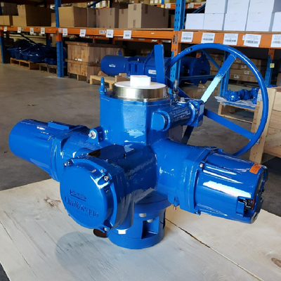 Actuador eléctrico limitadorque QX para válvulas que funcionan con el cuerpo de válvula Fisher EZ