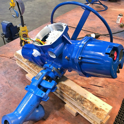 Actuador eléctrico limitadorque QX para válvulas que funcionan con el cuerpo de válvula Fisher EZ