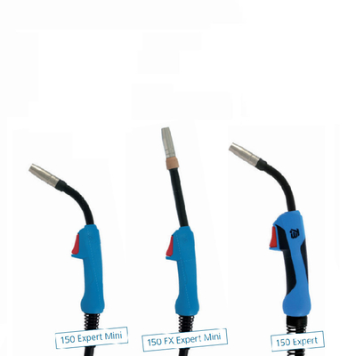 TBI MIG/MAG Welding Gas refrescó antorchas y antorchas refrigeradas por agua con el brazo del robot de soldadura de ABB