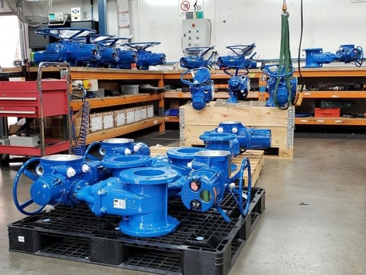 MX de Limitorque - MX 100 - 85 MX - trabajo eléctrico del actuador de QX con la válvula de Flowserve