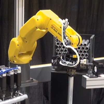 La carga útil 7kg del compañero 200iD/7L de Fanuc LR alcanza 911m m Mini Robot For Handing/soldadura
