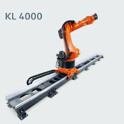 Carril de soldadura/que empalieta del robot industrial de KUKA KR600 R2830 6 AXIS del robot KL4000 de la pista