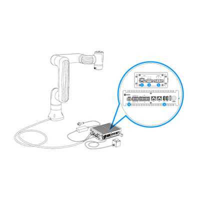 Brazo del robot de DOBOT NOVA Chinese Robot Arm Cobot con el agarrador del robot