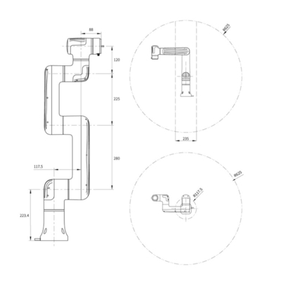 Brazo del robot de DOBOT NOVA Chinese Robot Arm Cobot con el agarrador del robot