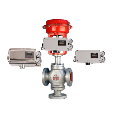 Posicionador Ytc 3300 de la válvula de ROTORK YTC Smart con la válvula y el actuador chinos de control