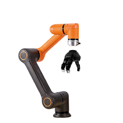 Tornillo de HCR-5A que conduce el brazo colaborativo Hanwha 6 AXIS Cobot Palletizer del robot con el agarrador del robot