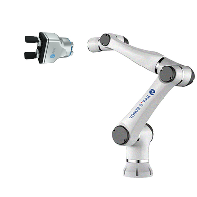 Elfin03 que empalieta el brazo colaborativo del robot con el agarrador del robot de Onrobot de la carga útil 3kg