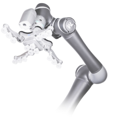 Brazo colaborativo del robot TM5-700 con la antorcha de la soldadora TBI para Mig Mag Tig