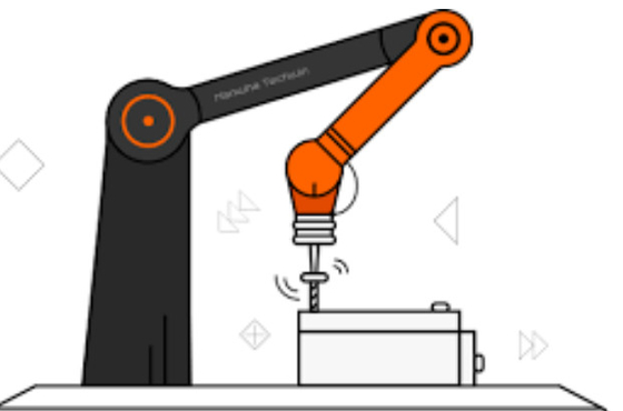 Selección del manipulante del brazo del robot de Hanwha HCR-5A 6 AXIS pequeños y brazo del robot del lugar para el robot que atornilla