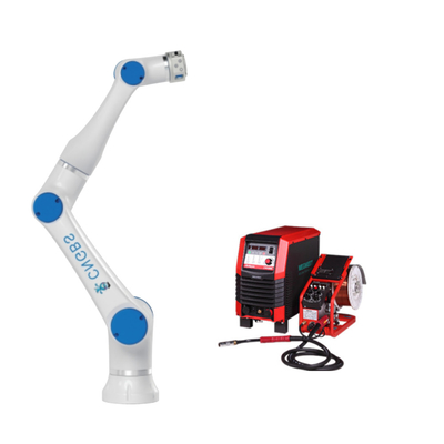 Brazo del robot de AXIS Cobot de la carga útil 6 de CNGBS 3kg con la máquina automática de la soldadura al arco del Tig MiG