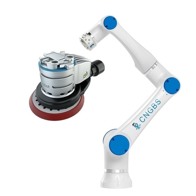 6 brazo del robot de Cobot de la carga útil de AXIS CNGBS 3kg con Onrobot Sander Flexible For Grinding Robot