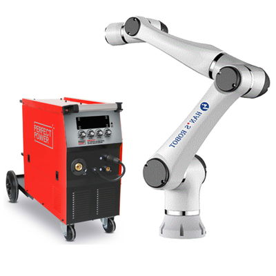 Brazo colaborativo Hansrobot Elfin10-L del robot de la máquina de Megmeet de la soldadura de MIG