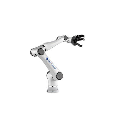 Brazo colaborativo del robot de Hans E5 con el agarrador y el sistema ferroviario neumáticos de Onrobot