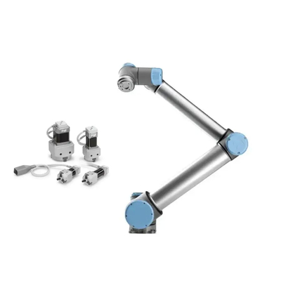 Robot de UR UR10 Cobot con el tipo eléctrico robot colaborativo del agarrador 3-Finger de SMC de LEHS para la dirección que empalieta