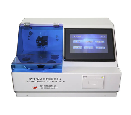 Probador soluble en agua de la acidez del aceite de HUAKEYI HK-3160SZ de ácido del número del transformador automático del probador