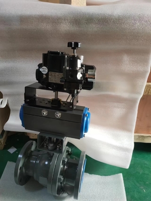 Válvula de control eléctrica con abucheos a prueba de explosiones del volumen del transductor TXI7800 del posicionador y de Fairchild de la válvula de Fisher DVC6200