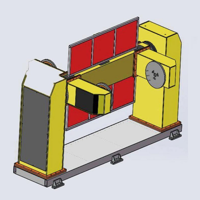 Tipo de U - trabajo del posicionador de la soldadura automática de 2 AXIS con el brazo del robot de ABB KUKA Yasakawa Fanuc