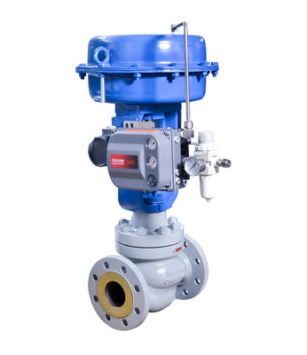Válvula de control china con Fisher Digital Valve Positioner DVC6200