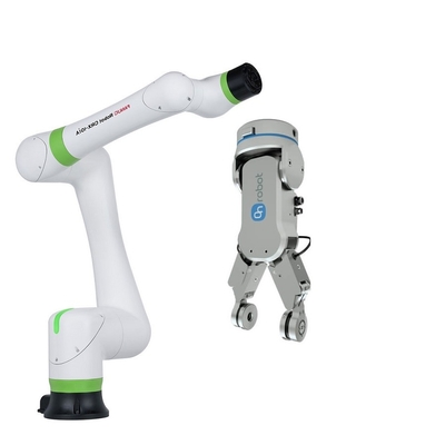 Robot colaborativo del cobot CRX-10iA de la selección y del lugar de FANUC con el agarrador del robot del onrobot RG2 RG6