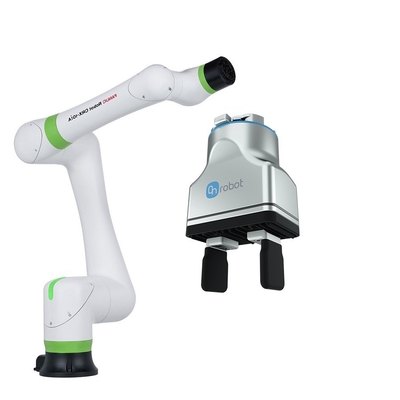 Robot colaborativo del cobot CRX-10iA de la selección y del lugar de FANUC con el agarrador del robot del onrobot RG2 RG6