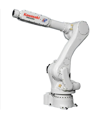 Brazo RS080 del robot de Kawasaki 6 AXIS con el agarrador para manejar esconder de alimentación que empalieta