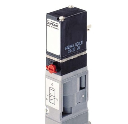 Actuador de Masoneilan con válvula electromagnética de cobre amarillo de funcionamiento resistente da alta temperatura 6524 de Burkert de la válvula electromagnética de Burkert la 2/2