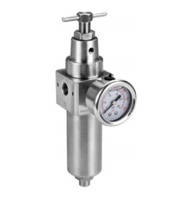 Válvula neumática con la 1/4 válvula manorreductora de funcionamiento resistente del filtro inoxidable de JHJ para los usos neumáticos