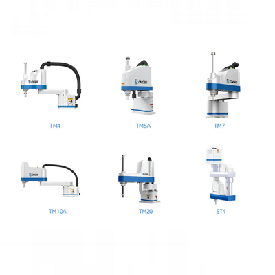 4 AXIS que maneja el alto robot del brazo CNGBS ST4-R350 Scara de la frecuencia del robot con la carga útil 4KG y el alcance de 350 milímetros
