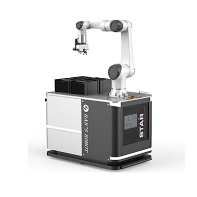 El AGV con nuevo Hansrobot 6 robots colaborativos del brazo robótico de AXIS arma Elfin10