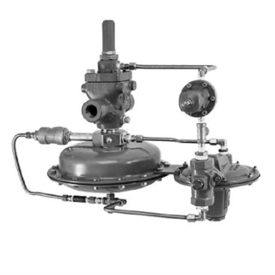 Fisher Regulator 1190 Válvula de inertización de gas de baja presión Válvula reductora de presión operada por piloto para montaje en patín