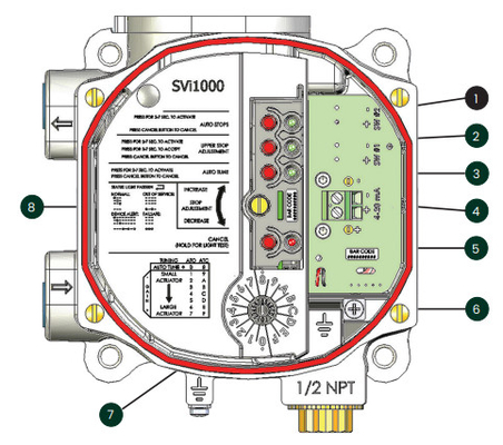 Regulador del filtro del aumentador de presión de volumen del posicionador BR200 BR400 de la válvula de control neumático de Masoneilan SVI1000 78-40