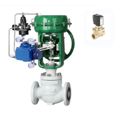 Válvula electromagnética de cobre amarillo 6524 con Burkert 2/2 resistente de alta temperatura que corre