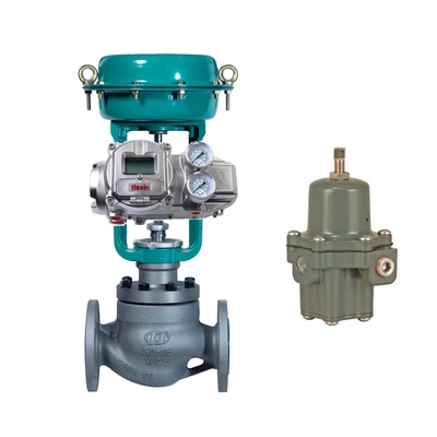 Posicionador de la válvula de Tissin TS900 Smart con la válvula neumática y la válvula manorreductora de Fisher Fisher 67CFR