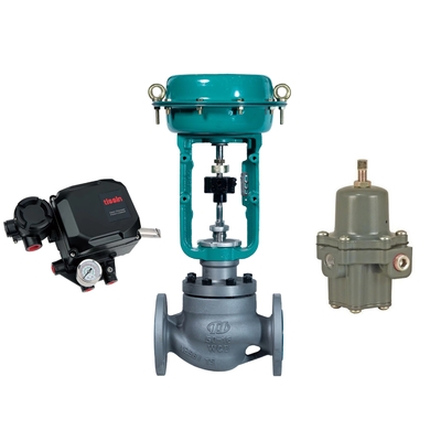 Posicionador de la válvula de Tissin TS900 Smart con la válvula neumática y la válvula manorreductora de Fisher Fisher 67CFR