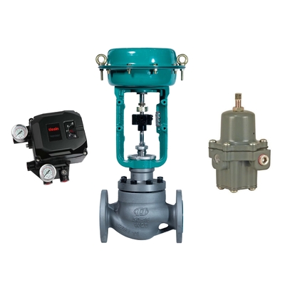 Tissints805 Smart con la válvula de control elegante de Chuanyi del posicionador de la válvula Tissints805 y la válvula manorreductora de Fisher67cfr