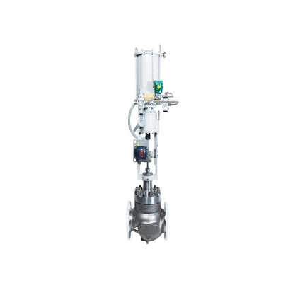 Válvula de control neumática de flujo de Chuanyi con el regulador del posicionador y del filtro 67CFR de la válvula de Fisher 3661 del posicionador