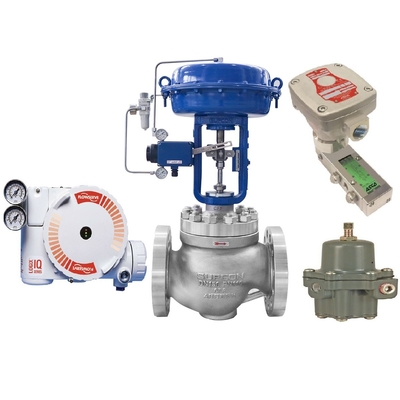 Válvula de control de flujo con el regulador del filtro de la válvula electromagnética 67CFR del posicionador ASCO de la válvula de Flowserve 3200MD