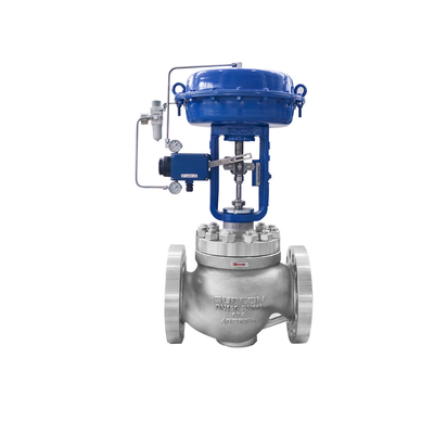 Válvula de control de flujo con el regulador del filtro de la válvula electromagnética 67CFR del posicionador ASCO de la válvula de Flowserve 3200MD