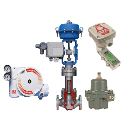 Posicionador de la válvula de Flowserve 3200MD con el regulador del filtro de la válvula electromagnética 67CFR de la válvula de control de flujo ASCO