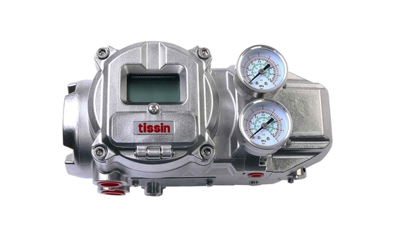Válvula neumática con el posicionador elegante de la válvula de Tissin TS905 y la válvula manorreductora de Fisher Fisher 67CFR