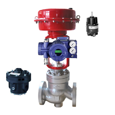 Válvula de control china de la marca con real temporario rápido del aumentador de presión y del modelo 24 de Fairchild 4500ABP del posicionador de la válvula de FOXBORO SRD960