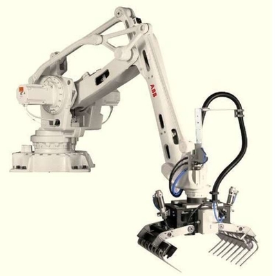 Brazo robótico de 4 ejes ABB IRB 460-110/2.4 con agarre robótico CNGBS para robot de paletización automática