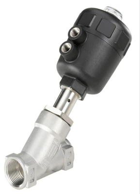 3/2 Válvula de solenoide de latón Burkert 6524 para reducir la presión, válvulas de bolas