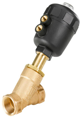 3/2 Válvula de solenoide de latón Burkert 6524 para reducir la presión, válvulas de bolas