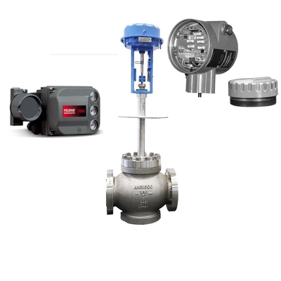 Reconocida válvula de control de fabricación china con posicionador de válvula neumático Fisher DVC6200