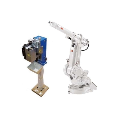 Brazo robótico de 6 ejes ABB IRB 1410 con estación de limpieza de armas CNGBS para automatización de robots de soldadura