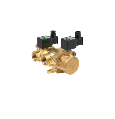 Válvula solenoide ASCO de alto flujo con posicionador Masoneilan y equipo de distribución de gas natural de válvula operado como piloto.